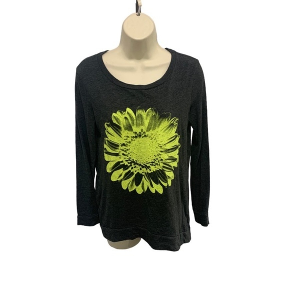 3\4 sleeve‎ high low shirt Old Navy Black Size XL